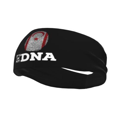 The Turkish Republic Northern Cyprus It's in My DNA Headbands for Women Men Sports Headband Outdoor Interior Breathable Sports Wicking Hair Ties Leisure Hair Bands