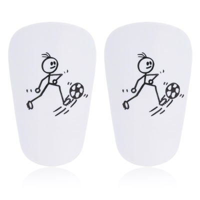 2pcs Mini Soccer Shin Guards, 3.94x2.36in Extra Small Tiny Football Shin Pads with Dynamic Sports Pattern Miniature Shin Guards Youth & Adults Protective Equipment for Boys Girls Kids Women Men