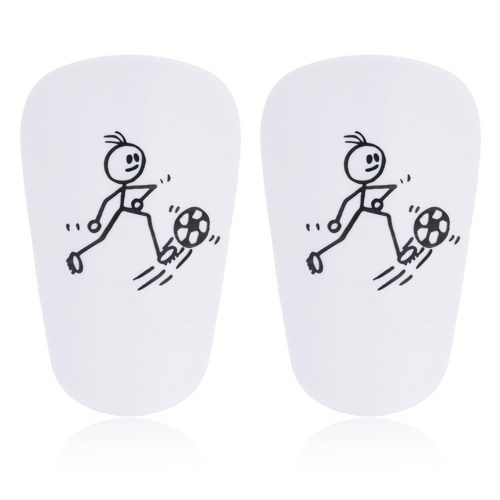 2pcs Mini Soccer Shin Guards, 3.94x2.36in Extra Small Tiny Football Shin Pads with Dynamic Sports Pattern Miniature Shin Guards Youth & Adults Protective Equipment for Boys Girls Kids Women Men