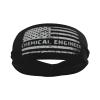 Chemical Engineer USA Flag Headbands for Women Men Sports Headband Outdoor Interior Breathable Sports Wicking Hair Ties Leisure Hair Bands view 2
