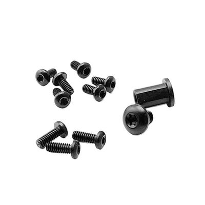 10-Piece Set Titanium Screw Fits for Benchmade Adamas 275, Custom Handle Patch Screw and Pivot Set (Size : Black)