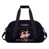 Black Girls-Dance-Bag Personalized Duffel Bag for Kids Dancers Small Overnight Weekend Travel Tote Bag for Dancers view 1