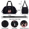 Black Girls-Dance-Bag Personalized Duffel Bag for Kids Dancers Small Overnight Weekend Travel Tote Bag for Dancers view 2