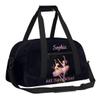 Black Girls-Dance-Bag Personalized Duffel Bag for Kids Dancers Small Overnight Weekend Travel Tote Bag for Dancers view 3