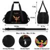 Black Dance Bag for Gilrs Personalized Kids Ballet Tote Bag Girls Duffel Bags for Dancing Small Dance Bags for Teens Orange Dancers Bag view 2