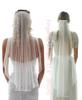 ELAWBTY 1 Tier Elbow Length Bride Wedding Veil Bridal Tulle Veil 75CM (30Inch) Ivory view 2