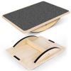 Balance Board Professional Wobble Board for Adults Anti-Slip 350LBS Balance Boards for Physical Therapy Standing Desk Core Strength Wooden Balance Board Rocker Board view 1