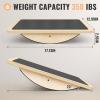 Balance Board Professional Wobble Board for Adults Anti-Slip 350LBS Balance Boards for Physical Therapy Standing Desk Core Strength Wooden Balance Board Rocker Board view 2