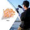 Amagogo 50Pcs Crab and Shrimp Eyes Tying Fly Tying Supplies Portable Lightweight for Freshwater Saltwater Realistic Small Accessories, Orange view 2
