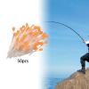 Amagogo 50Pcs Crab and Shrimp Eyes Tying Fly Tying Supplies Portable Lightweight for Freshwater Saltwater Realistic Small Accessories, Orange view 3