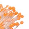Amagogo 50Pcs Crab and Shrimp Eyes Tying Fly Tying Supplies Portable Lightweight for Freshwater Saltwater Realistic Small Accessories, Orange view 4