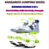 VAKUU Gray Green Kangaroo Jumping Shoes, Jumping Shoes for Athletes and Heavier Users -Professional Bounce Fitness Shoes (Color : Gray Green, Size : Medium) view 3