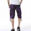 Men's Lightweight Multi Pocket Cargo Shorts Twill Cotton Camouflage Camo Shorts Summer Casual Military Short Pants (Purple,42) view 3