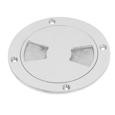 Focket 3in/4in/5in/6in Boat Hatch, 316 Stainless Steel Round Inspection Hatch with Detachable Cover, Circular Marine Access Hatch Deck Plate for Marine, Boat, Yacht, RV, Kayak, Truck (3