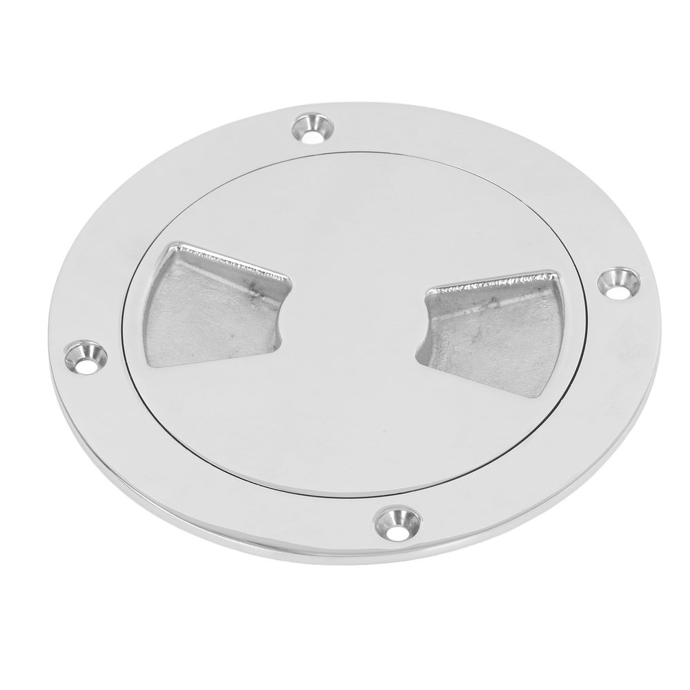 Focket 3in/4in/5in/6in Boat Hatch, 316 Stainless Steel Round Inspection Hatch with Detachable Cover, Circular Marine Access Hatch Deck Plate for Marine, Boat, Yacht, RV, Kayak, Truck (3