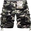 Maiyifu-GJ Men's Lightweight Multi Pocket Cargo Shorts Twill Cotton Camouflage Camo Shorts Summer Casual Military Short Pants (Light Green,31) view 1