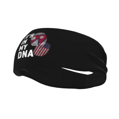 Nepal It's in My DNA Headbands for Women Men Sports Headband Outdoor Interior Breathable Sports Wicking Hair Ties Leisure Hair Bands