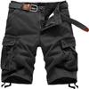 Men's Cotton Cargo Shorts Summer Casual Lightweight Military Short with Multi Pockets Outdoor Short Pants No Belt (Gray,32)