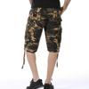 Maiyifu-GJ Men's Lightweight Multi Pocket Cargo Shorts Twill Cotton Camouflage Camo Shorts Summer Casual Military Short Pants (Khaki,29) view 3