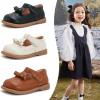 DADAWEN Girl's T-Strap School Uniform Dress Shoe Mary Jane Princess Flat Black US Size 8.5 M Toddler view 2