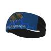 Flag of Oklahoma Headbands for Women Men Sports Headband Outdoor Interior Breathable Sports Wicking Hair Ties Leisure Hair Bands view 1