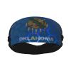 Flag of Oklahoma Headbands for Women Men Sports Headband Outdoor Interior Breathable Sports Wicking Hair Ties Leisure Hair Bands view 2