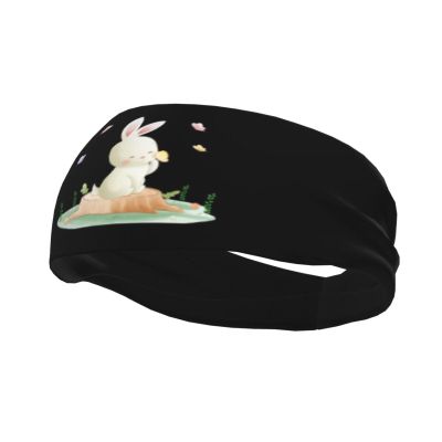 Cool Bunny Headbands for Women Men Sports Headband Outdoor Interior Breathable Sports Wicking Hair Ties Leisure Hair Bands