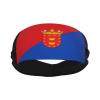 Flag of Lanzarote Headbands for Women Men Sports Headband Outdoor Interior Breathable Sports Wicking Hair Ties Leisure Hair Bands view 2