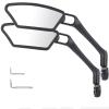YEDECOR Handlebar Bike Mirror with Blast-resistant Stainless Steel Lens, HD Bicycle Rearview Mirror Safety Reflector for Mountain Road Bike Ebike Scooter,2Pack(Left+Right) view 1
