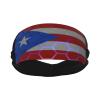 Flag of Puerto Rico Headbands for Women Men Sports Headband Outdoor Interior Breathable Sports Wicking Hair Ties Leisure Hair Bands view 2