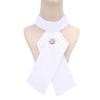 XHTLLO Equestrian Pre-Tied Stock Tie with Brooch, for Horse Riding Adults Cotton Neckwear view 1
