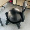 EXCLURA Yoga Ball Chair Seat for Office Chair, Heavy People Stability Ergonomic Chair for Adults, Birthing Ball Chair for Pregnancy, Improve Balance view 1