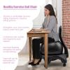 EXCLURA Yoga Ball Chair Seat for Office Chair, Heavy People Stability Ergonomic Chair for Adults, Birthing Ball Chair for Pregnancy, Improve Balance view 3