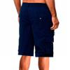 SWJGLITTR Mens Elastic Waist Cargo Shorts Lightweight Cotton Hiking Short Pant Outdoor 3/4 Relaxed Fit Long Short (Dark Blue,3X-Large) view 2