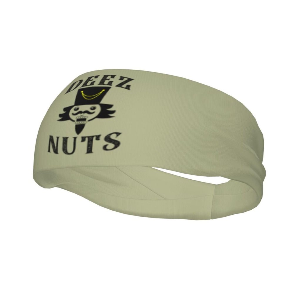 Deez Nuts Headbands for Women Men Sports Headband Outdoor Interior Breathable Sports Wicking Hair Ties Leisure Hair Bands