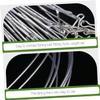 balacoo 24pcs Fishing Line Connectors Wear Thread Pin Fishing Wire Leaders Heavy Duty String Fish Wire Swivels view 2