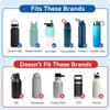 Prurex Spout Lid for Hydro Flask Wide Mouth Bottles | Replacement Lid Fits 12-64oz Models with 2.28" Opening | BPA-Free Sports Accessory (Pink, 1 Pack) view 4