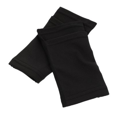 Milisten 1pair Lightweight Calf Protectors for Adults Breathable Soccer Shin Guards Comfortable Fit for Football Players Black
