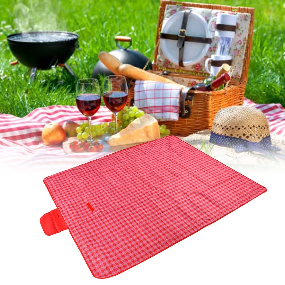 JOROBURO Picnic Mat, Outdoor Waterproof Sandproof Foldable Blanket, Outdoor Picnic Blanket Camping Blanket Portable Camping Beach Mat for Travel Hiking Music Festival Park Lawn Grass(145 * 180)