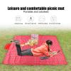 JOROBURO Picnic Mat, Outdoor Waterproof Sandproof Foldable Blanket, Outdoor Picnic Blanket Camping Blanket Portable Camping Beach Mat for Travel Hiking Music Festival Park Lawn Grass(145 * 180) view 4