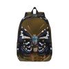 WURTON Beautiful Moth Wings Print Unisex Canvas Bag Canvas Shoulder Pouch Pack Lightweight Backpack For Woman Lady view 1