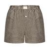 Y2K Lounge Shorts for Women Gingham Boxer Shorts Cute Soft Elastic Low Waist Boxers Plaid Print Button Shorts 2024 view 3
