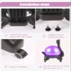 EXCLURA Gray Birthing Ball Chair with Rolling Base, Inflatable Fitness Ball Chair for Adults, Relieve Back Pain, 55cm Stability Yoga Ball Chair view 4