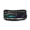 Silk Style United States Thin Purple-Teal Line Flag Headbands for Women Men Sports Headband Outdoor Interior Breathable Sports Wicking Hair Ties Leisure Hair Bands view 3