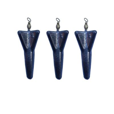 Cuoyuqie 3pcs Storm Sinker Saltwater Surf Fishing Weight 3oz Hatteras Sinker
