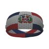 Flag of The Dominican Republic Headbands for Women Men Sports Headband Outdoor Interior Breathable Sports Wicking Hair Ties Leisure Hair Bands view 2