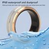 Yoidesu Smart Ring Health, Fitness Heart Rate Smart Ring, IP68 Water App Control Bluetooth Fitness Rings Compatible with iOS Android (No. 8) view 3