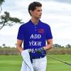 NineFit Basics Custom Polo Shirts for dad Personalized Polo Shirts with Logo Text Photo Design Your own Valentine's Day Gift Navy Small view 3
