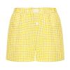 Y2K Lounge Shorts for Women Gingham Boxer Shorts Cute Soft Elastic Low Waist Boxers Plaid Print Button Shorts 2024 view 4