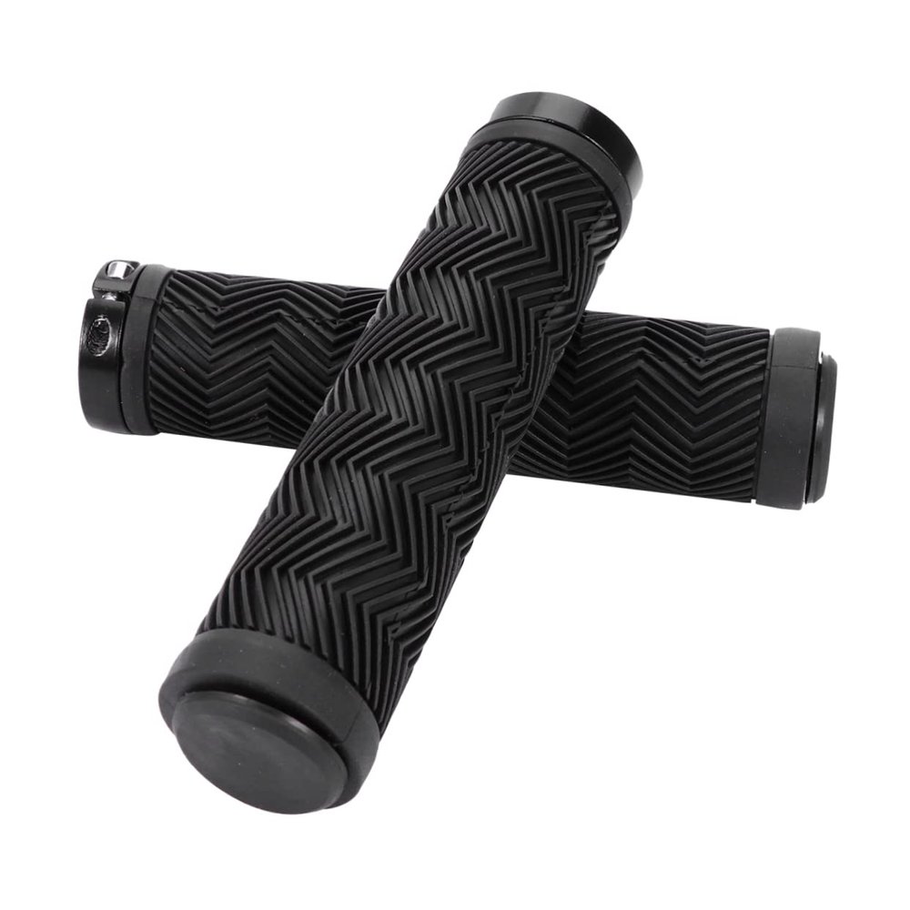 HANABASS Single Lockable Bike Handlebar Cover Slip Design Bike Grips for Bicycles Cycling Wave Relief